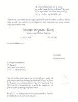 Wegman-Kooij, Maartje Overlijden 31-10-2007.jpg