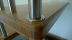 40mm plate i trapp. Struktur: vertikal. Farge: caramel.