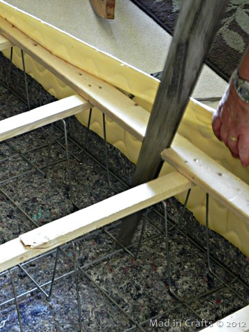 saw through the middle of the boxspring saw through the middle of the boxspring