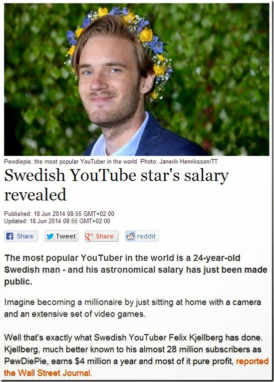 youtube millionaire