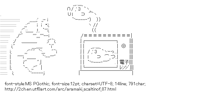 Aramaki Scaltinof,Electronic oven,Doraemon