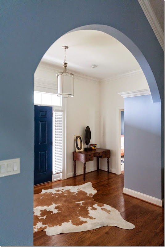 fresh paint to brighten the foyer paint diy