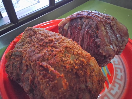 Roast Beef with Cider Marinade After Roasting
