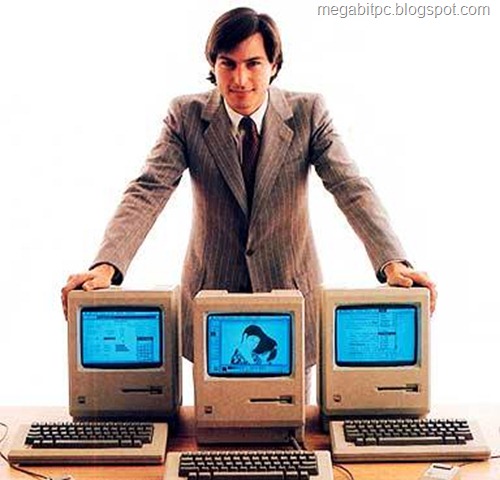 Steve Jobs en 1984 presentando su Macintosh