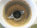 Ground coriander seeds.