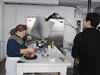 That's Molly, our shoot assistant, with Vincent doing camera work.