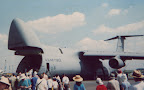 The C-5 was very impressive. Spectators were allowed walk straight through from nose to tail.