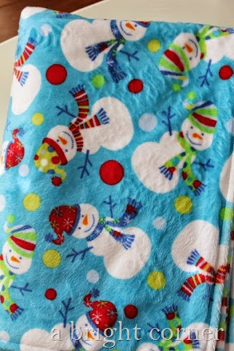 double minky blanket