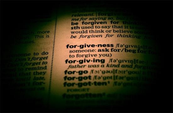 Thank you for forgiveness