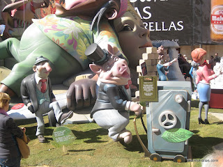 Falla Plaça del Pilar 2012.