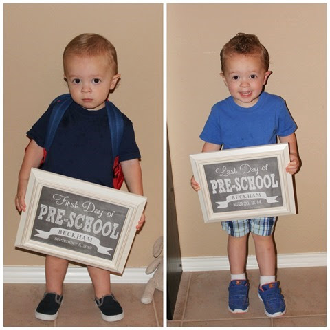 First and Last Day of Preschool