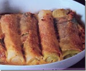 Involtini di prosciutto gratinati 