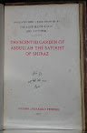 Scented Garden Of Abdullah The Satirist Of Shiraz