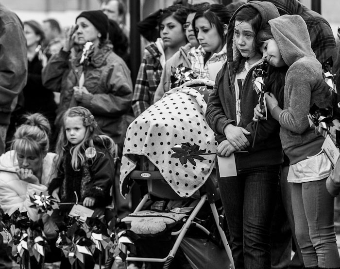 pinwheel vigil for powell children