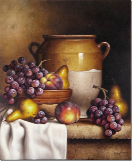 bodegon con uvas bodegon con uvas
