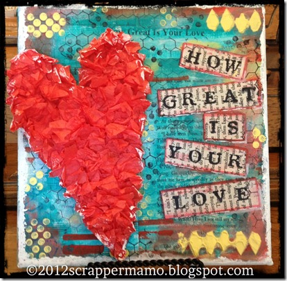 how great is your love canvas 2 w border