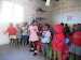 Bethany NCP, the second in our tour. We've got a spirited song going (often in English, which these preschool children learn at NCPs served by All Out volunteers).