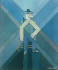 041 - L'homme Assis - 1993<br />
55 x 46 - Acrylique sur toile