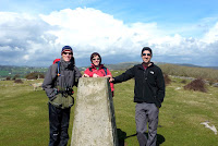 The trig point at Humphrey Head