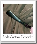 fork curtain tiebacks