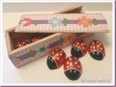 Chocolate Ladybird Easter Box