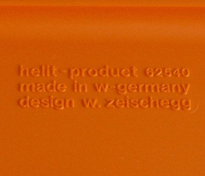Zeischegg 62540 desk tray, imprint