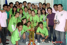 Overall Sports Fest 2008 Champions - Green Team
Trophy from Pres. Gloria Macapagal-Arroyo
