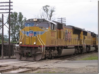 IMG_6303 Union Pacific SD70M #5132 at Peninsula Jct on May 12, 2007