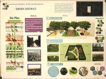 Community Corridors: A Plan for East Harlem, Green District. 
Project by Krzysztof Sadlej, Josh Sellers, Amy Stokes, Dan Suraci and Chris Whong