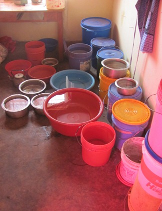 buckets of water buckets of water