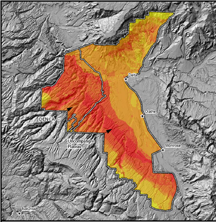 Denca Plateau Target Area - Colorado