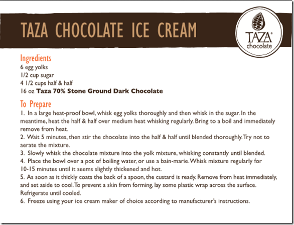 taza chocolate ice cream