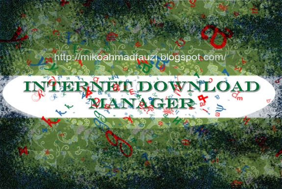 INTERNET DOWNLOAD MANAGER INTERNET DOWNLOAD MANAGER