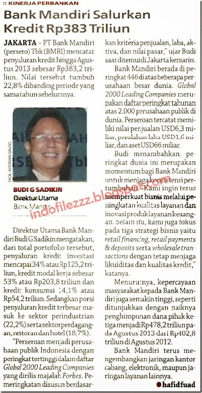 Bank Mandiri Salurkan Kredit