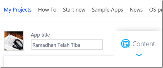 Mengisi Konten dengan Windows App Studio Mengisi Konten dengan Windows App Studio
