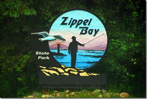 Zippel Bay Sign