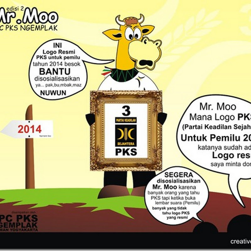 Misteri Maskot Sapi pada Sosialisasi Logo Baru PKS untuk Pemilu 2014