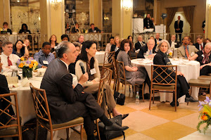 NYU Wagner Associate Dean Rogan Kersh asking a question during the 100 Days event