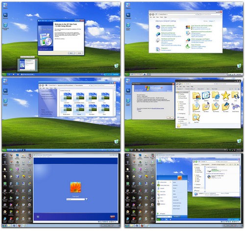 Mengubah Windows 7 ke Windows XP - XP Skin Pack Mengubah Windows 7 ke Windows XP - XP Skin Pack