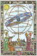 Woodcut Of The Celestial Sphere By Erhard Schon 1515