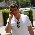Joey McIntyre talking in his cellphone while leaving Barney's New York in Beverly Hills carrying a large shopping bagLos Angeles, California - 05.05.09Mandatory Credit: WENN.com/Apega/Agent47