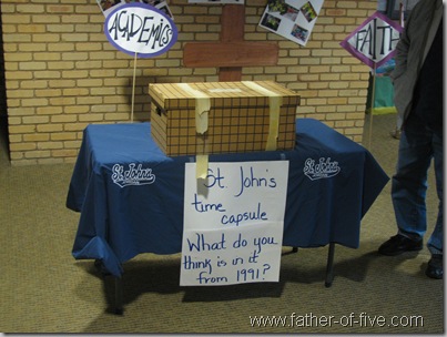 Time Capsule opening - St. John the Baptist School - Jordan, Mn