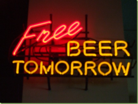 free beer tomorrow