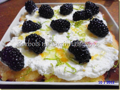 Pave de Laranja com Amora Pave de Laranja com Amora
