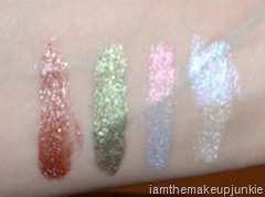 Obsessive Compulsive Cosmetics Fragmented Alice Loose Colour Concentrate swatches