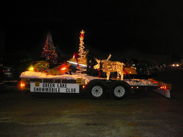Green Lake Snowmobile Club float!