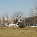 Ronald Reagan Place (Plac Centralny) Nowa Huta - Solidarity Memorial to right.JPG
