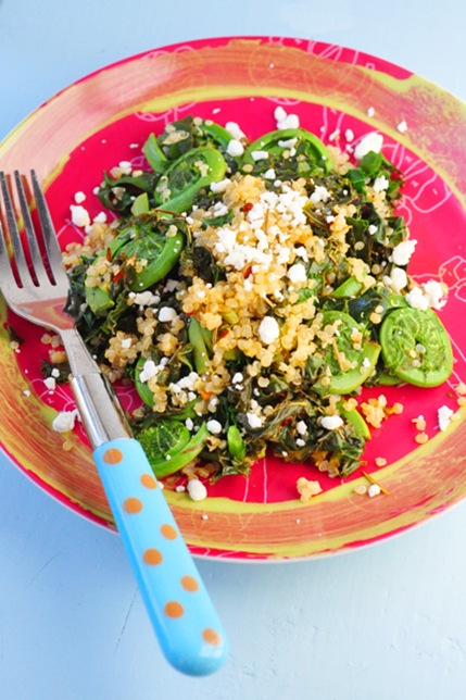fiddleheads_ quinoag