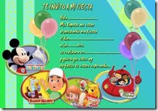 invitaciones de cumplea&ntilde;os de disney gratis