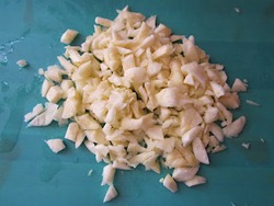 4 chopped zucchini 4 chopped zucchini